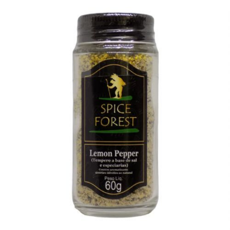 Lemon Pepper 60g  - Sem Glten - Spice Forest